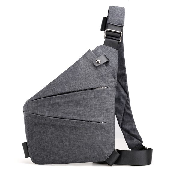 Anti Theft Crossbody Bag Men Multi-Pocket Travel Slim Sling Bag :P - Picture 1 of 6